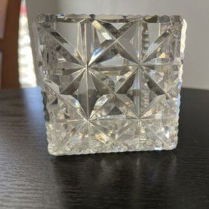 Vintage Waterford Crystal Cube Paperweight